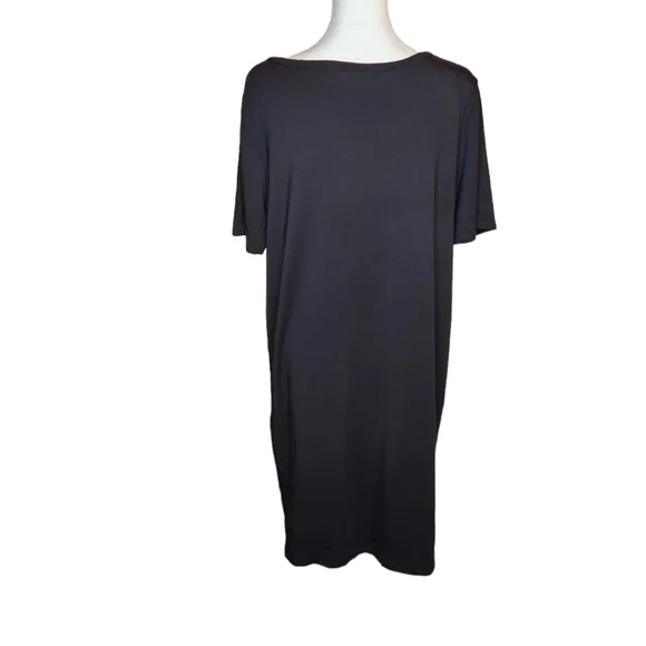 Hatch The T-Shirt Layer Dress Black Size Large Maternity - Picture 3 of 6